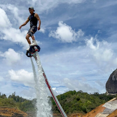 Alternative view of Flyboard