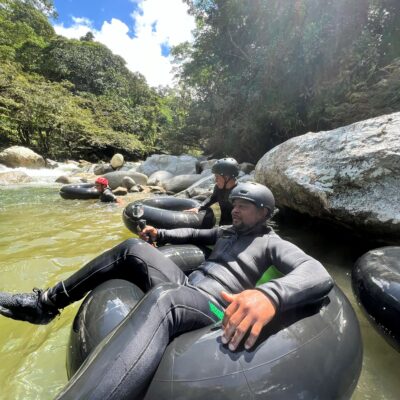 Alternative view of Tubing Extremo en los Rápidos del Rio Guatapé