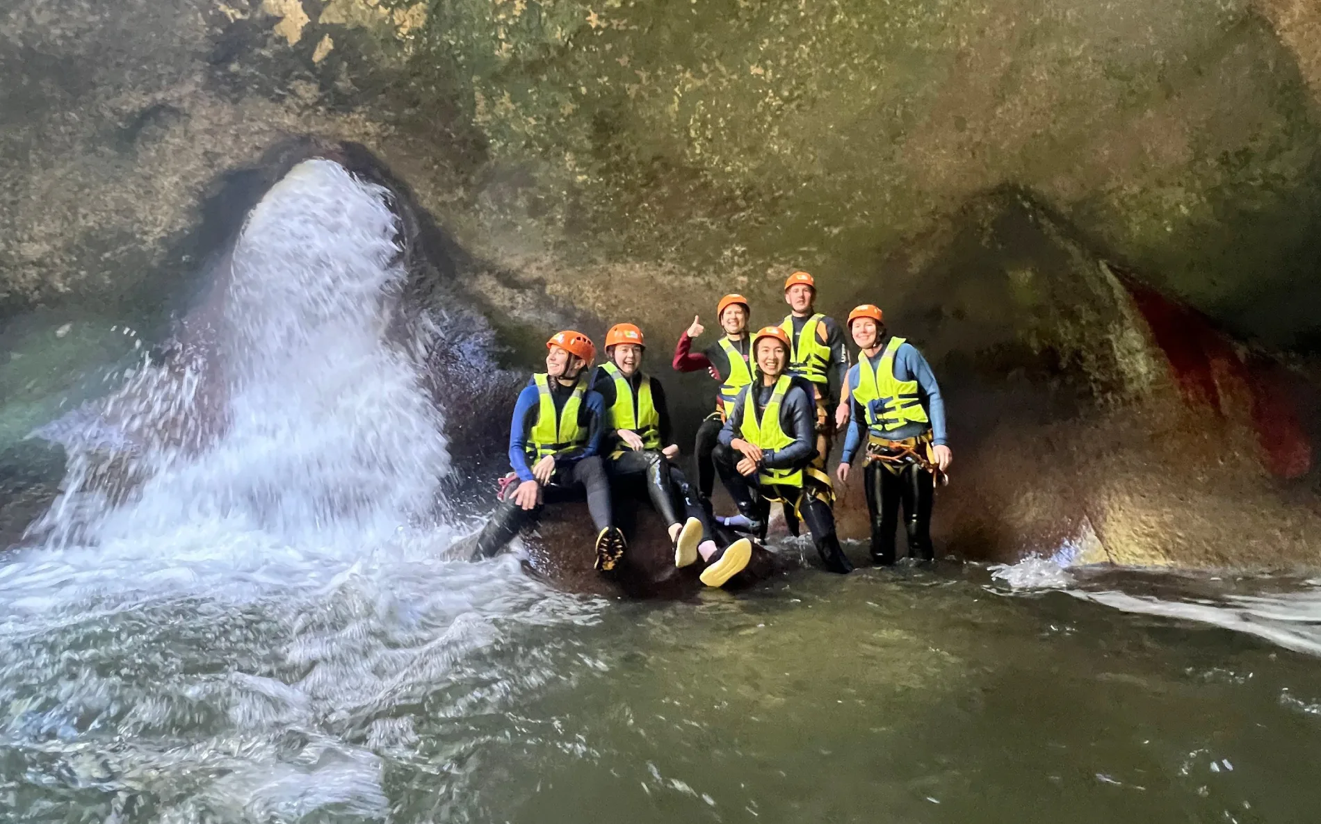 Canyoning los Anillos San Carlos