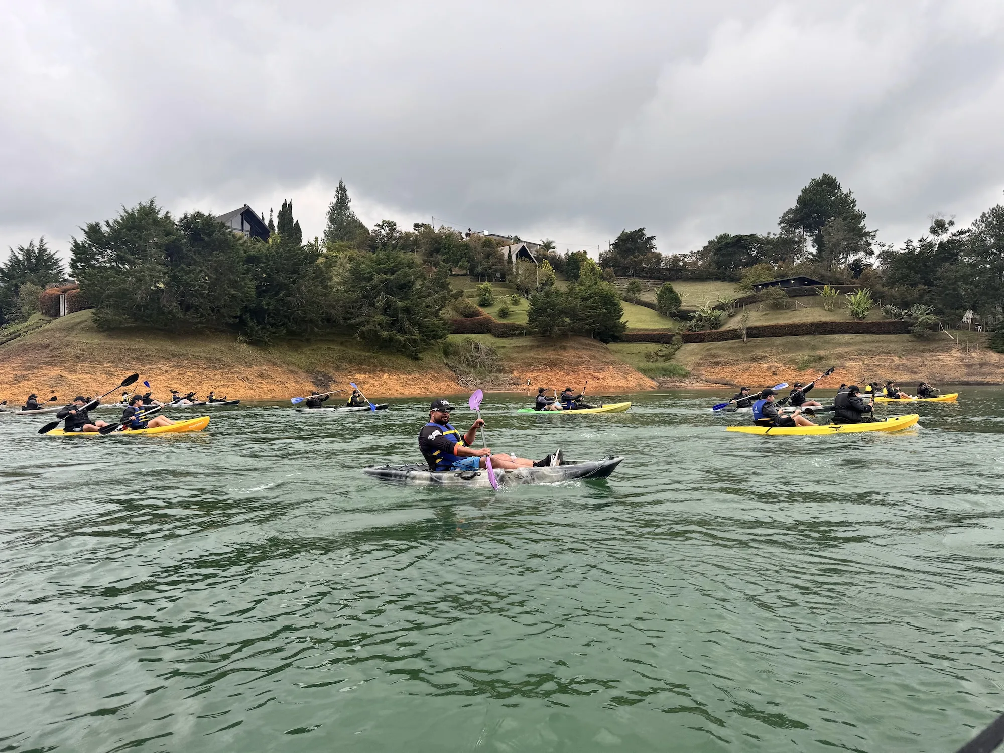 Kayak Tour in by the Dam of Guatape.